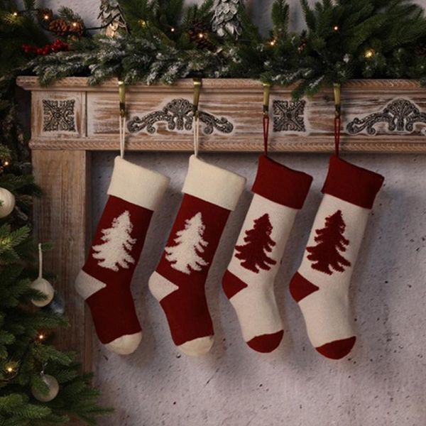 

christmas decorations stocking socks hanging pendant fireplace xmas tree decoration gift bag x4yd