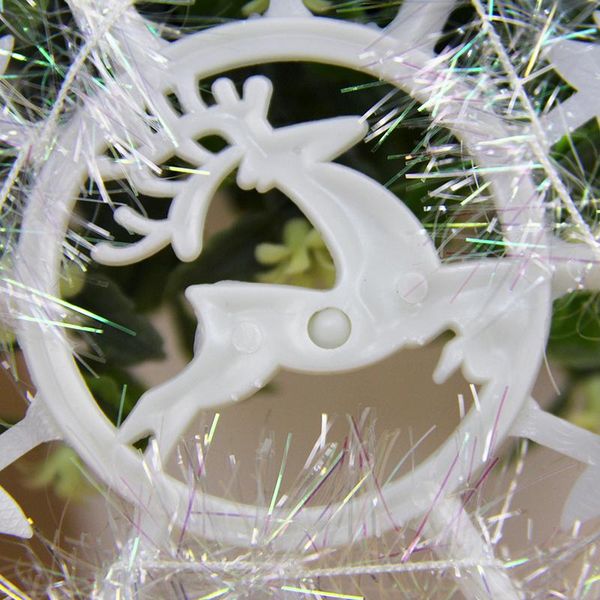 

creative snowflake hanging ornaments 3 sizes christmas deer design christmas tree home outdoors decoration copo de nieve elk jllaxe