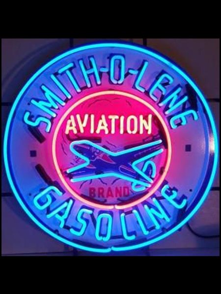

neon signs aviati gasoline neon light neon lights for station glass tube light up sign iconic sign lights wall signs