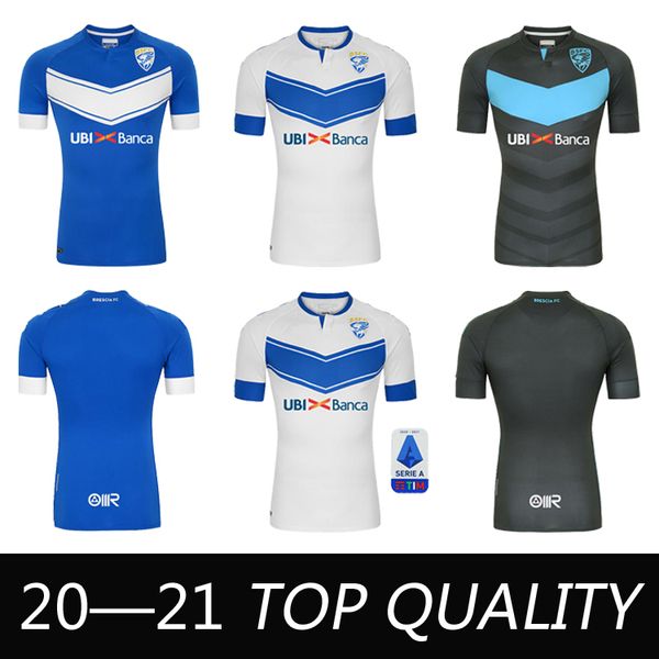 

2020 2021 brescia calcio soccer jersey 2020 2021 home balotelli magnani tonali donnarumma shirt away ayÃ© maglietta morosini football uniform, Black;yellow