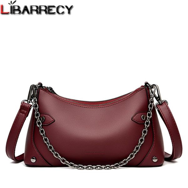 

fashion chain shoulder strap design ladies shoulder bag squality leather women's bag solid color designer women messenger bags