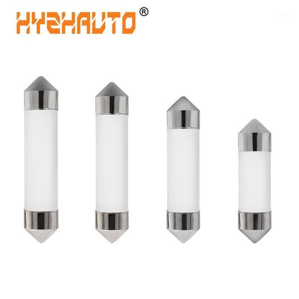 

emergency lights 10pcs c10w c5w led car light festoon 31mm 36mm 39mm 41mm bulbs filament chips interior reading lamp pure white 6000k 12v1