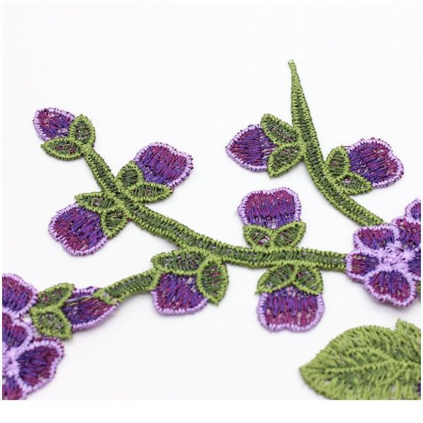 

1pcs lace neckline collar flower and heart venise lace applique trim, lace fabric sewing clothing accessories scra jllemd