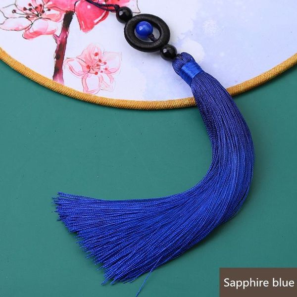 

2pcs new black ring beads tassels diy curtain garment clothes bag car decorative craft supplies classical style tassel pendant h bbycnd