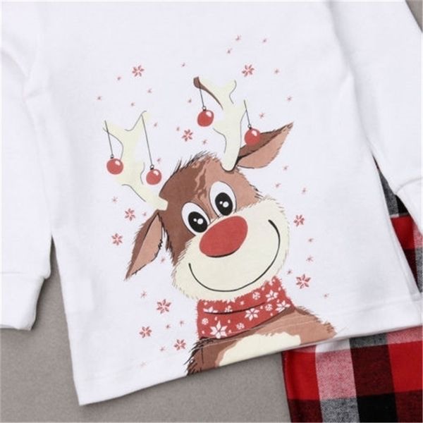 

2020 family matching christmas pajamas new year mom and daughter mother daddy baby girl boy family family look christmas clothes q1214, Blue