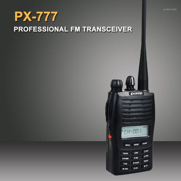 

walkie talkie puxing px-777 vhf 137-174mhz 5w 128ch vox portable two way radio px1
