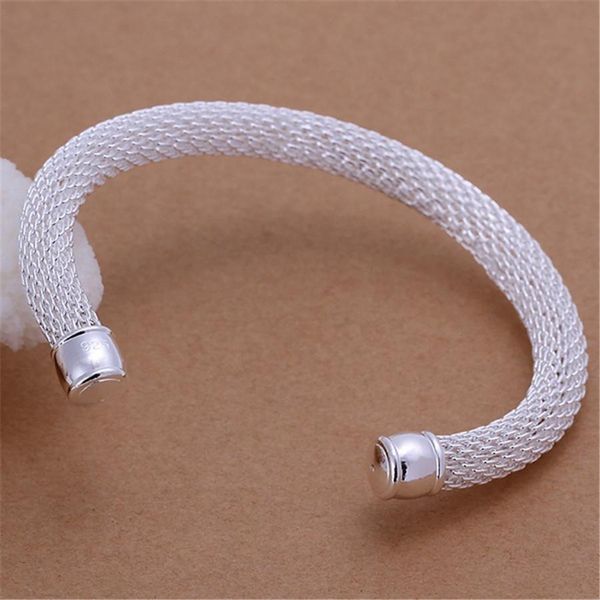 

fashion retro silver color jewelry charm women network bangle selling classic models silver jewelry h sqcbmg, Black