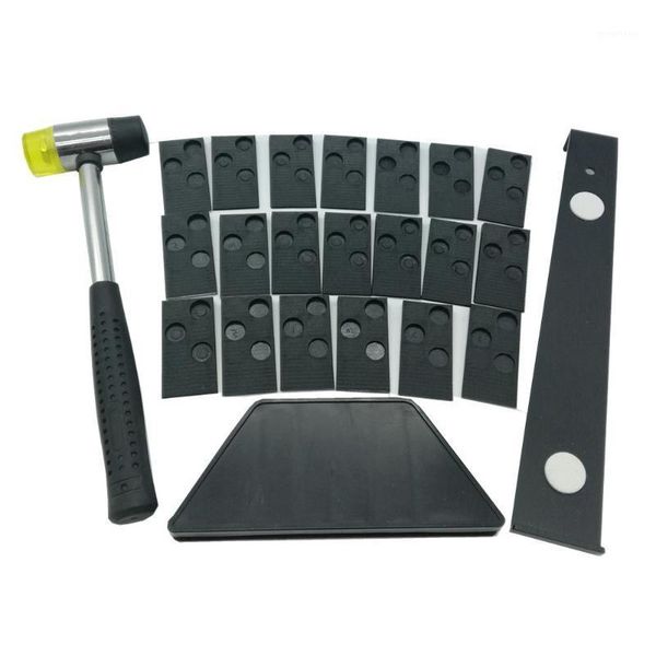

23pcs/set laminate wood flooring installation kit wooden floor fitting tool diy home with mallet spacers for hand tool1