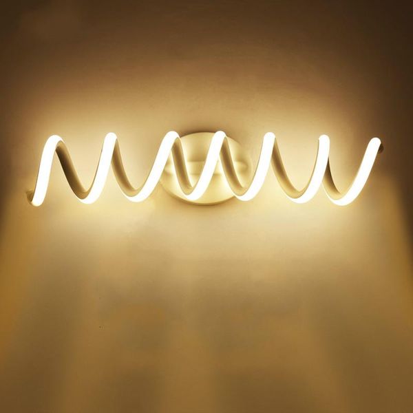 

светодиодная настенная лампа креативное алюминиевое спиральное зеркало светлое прикроватное лампу ванной комнаты противотуманный зеркал шкаф