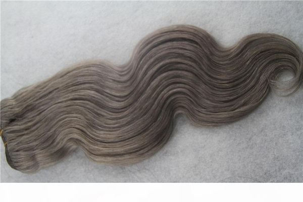 

silver star gray color malaysian body wave hair bundles deal 100% human hair extension 10-30 inchs 7a unprocessed double weft malaysian hair, Black