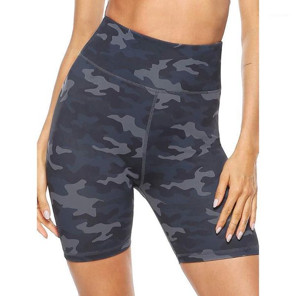 

women stretch shorts high waist camouflage leopard printed sport fitness yoga exercise slim shorts1, White;black