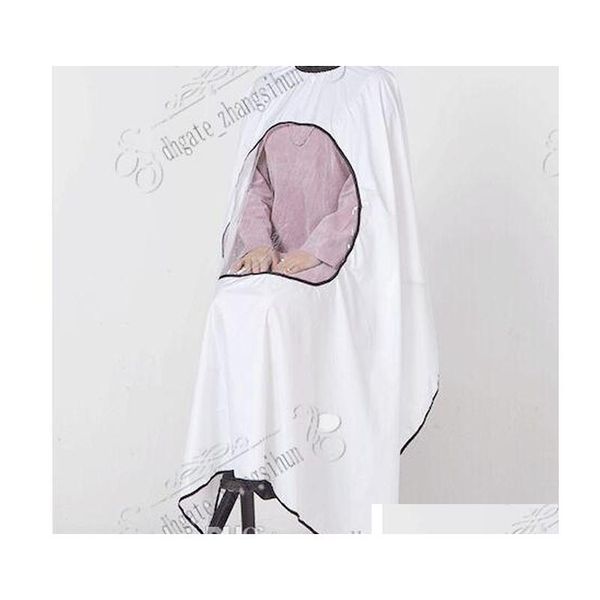 

professional salon barber cape hairdresser hair cutting gown cape with viewing window apron waterproof clot qylydo sweet07