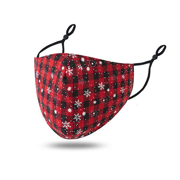

breathable cover dhl mouth shipping outdoor fashion plaid christmas protective mask washable reusable windproof party ma