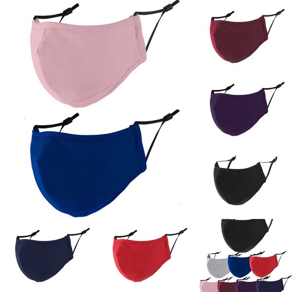 

black new designer factory 3-layer cotton breathable mask gray washable face masks anti-haze pm2.5 mouth facemask p2qmm