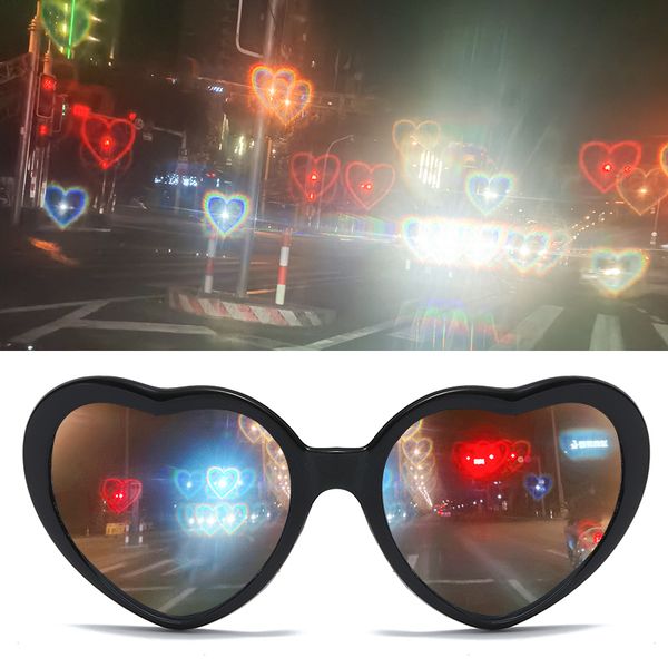 

tiktok, the same love glasses special effects net, heart shaped street pictures, funny sunglasses