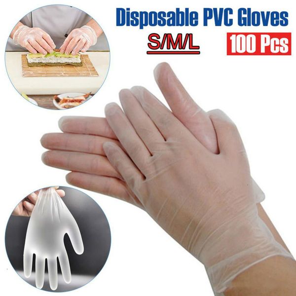 

household disposable nitrile latex rubber kitchen 100pcs dishwashing work garden hands gloves fs9517
