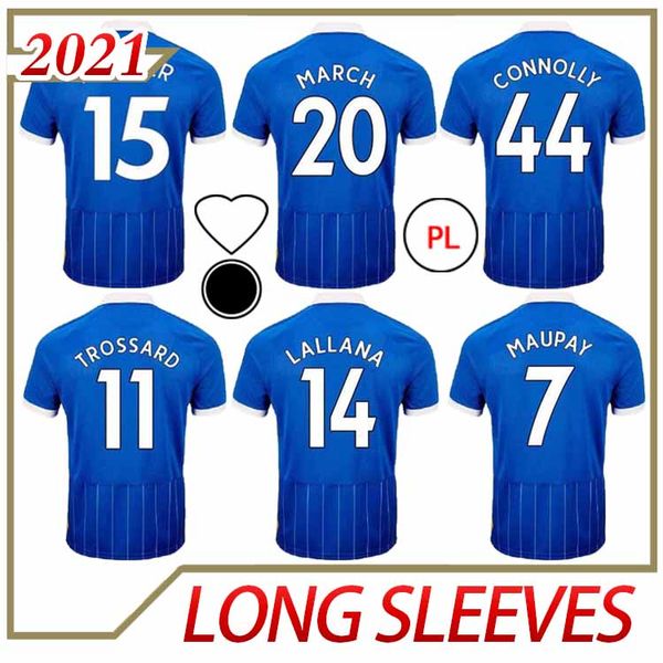 

20 21 new hove albion soccer jerseys maupay lallana dunk hove albion connolly trossard men+kids kit, Black;yellow