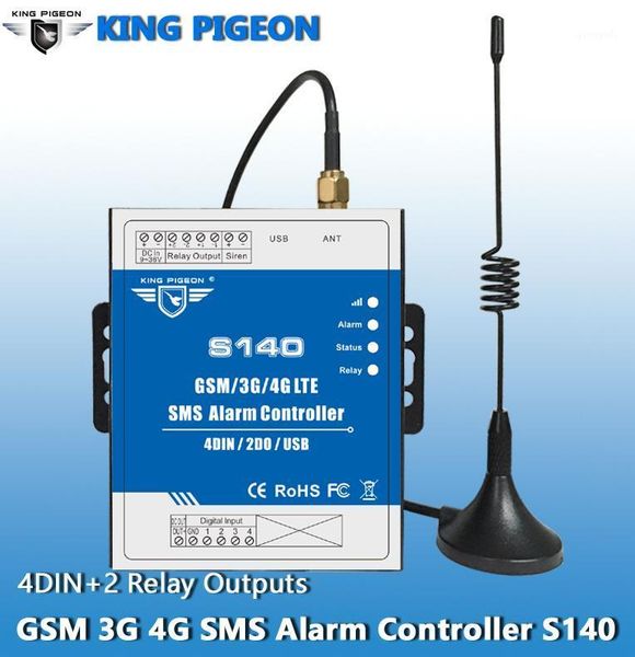 

fingerprint access control gsm 2g 3g 4g lte sms rtu remote controller alarm s140 4din+2do+usb wireless switch for industrial automation1