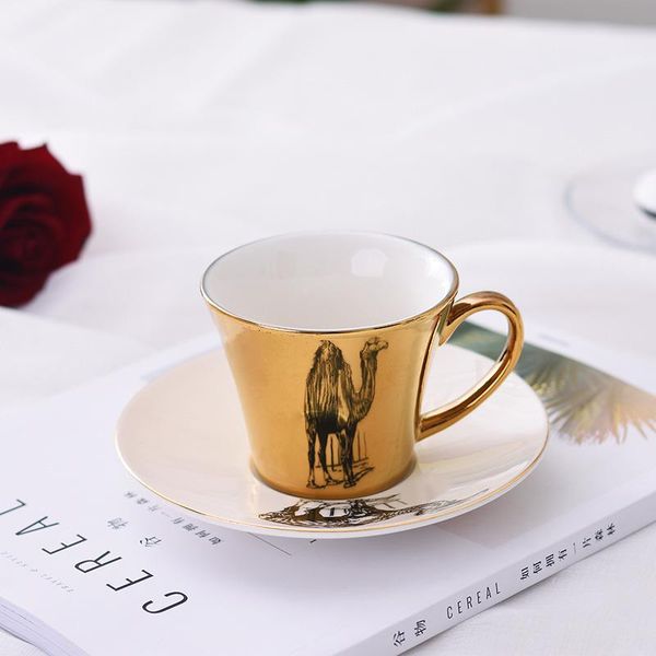 

mugs reflection mirror coffee ceramic cups and saucers creative drinkware