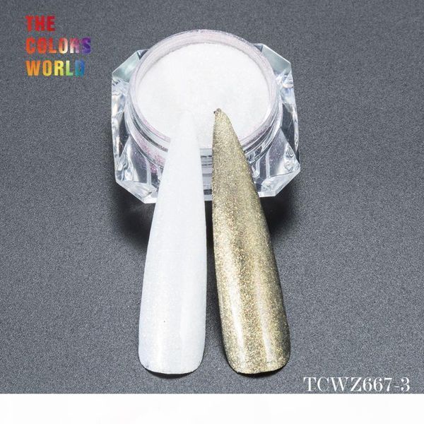 

tcwz667-3 excellent effect of mirror pigment gold white color pearlescent powder color shifting magic pigment, Silver;gold