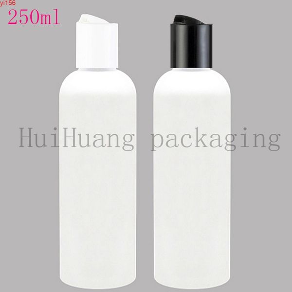 30x250ml vuoto shampoo bottiglia di plastica contenitore Whie Black Disc Cap Condizionabile Rifinibile Body Lotion Bottles liquid Soapgood prodotto