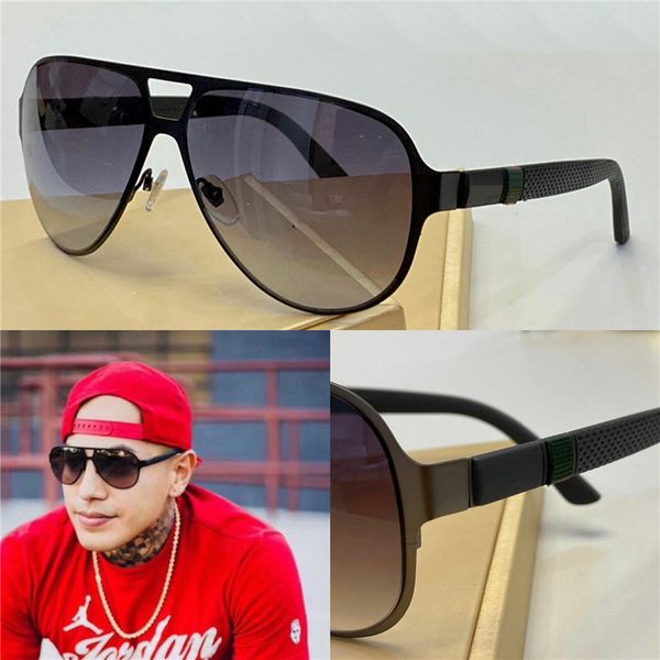 

sunglasses lens men design pilot 2252 sunglass wrap frame coating mirror fiber carbon new legs summer fashion style, White;black