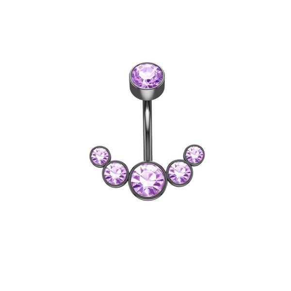 

1 / 2pc крест belly button piercing хирургическая сталь 14g кристалл джиздочка пирсинг бар дьявол пуль пуклад парсинг сексуальное симпатично, Silver