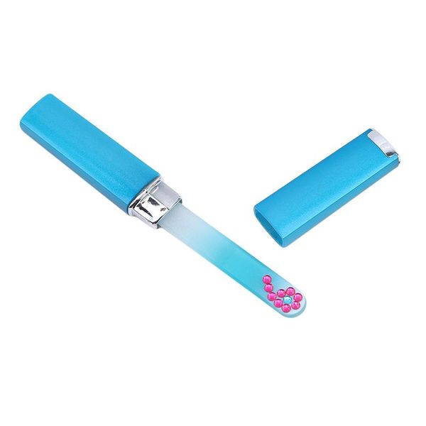 

nail files 1pc crystal file buffer with grinder manicure pedicure professional beauty block polishing tools