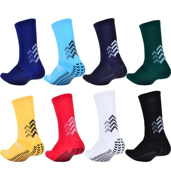 

men's socks thickened non-slip arrow friction film tube nylon breathable sweat-absorbent sports, Black