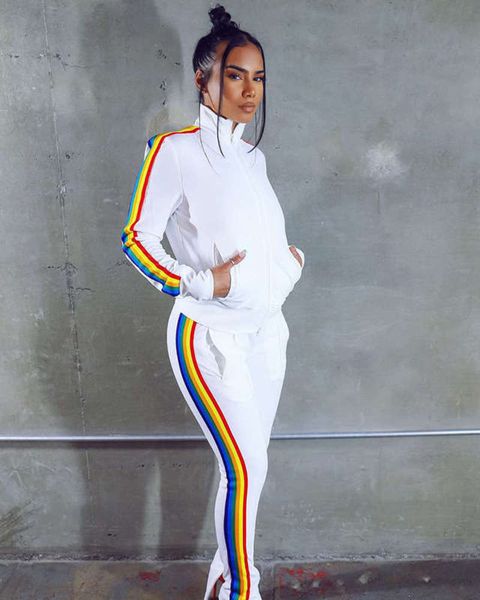 

cardigan new color ribbon long pullover sleeve leisure sports suit, Gray