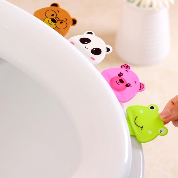 

cute cartoon toilet cover lifter portable chamber pot flip device health lifting handle creative ti gai handle