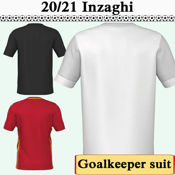 

2020 2021 caprar viola mens soccer jerseys new club improta passion green grass goalkeeper football shirts short sleeve uniforms, Black;yellow