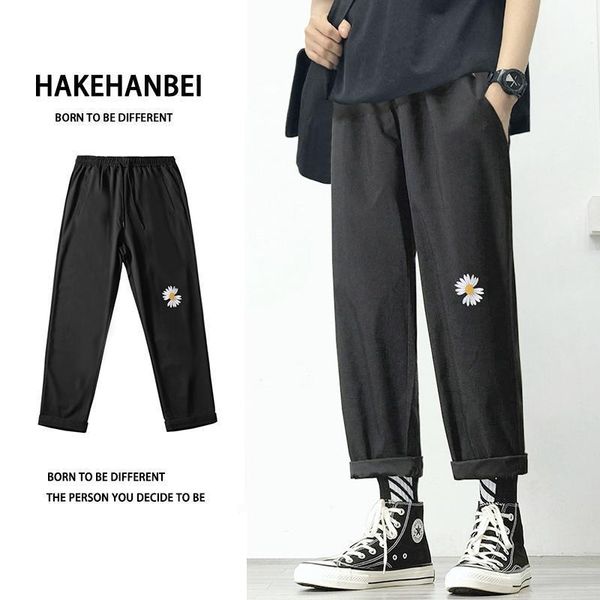 

men's joggers harem pants man black comfortable pant summer casual streetwear loose trouser japanese trendy sweatpants1
