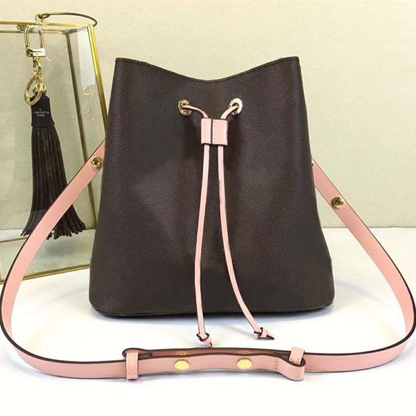 

мода сумки на ремне с кожаным ведром сумка женщины известные дизайнерские сумки высококачественная цветочная печать классический крестовый к