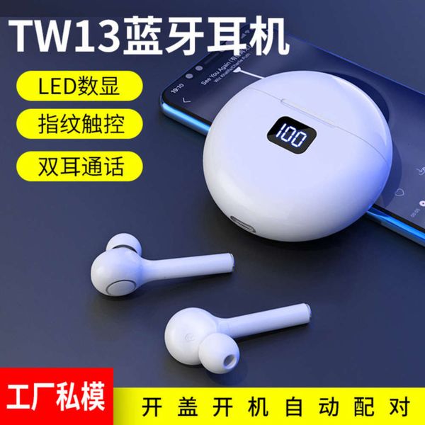 

5.0 new tw13 bluetooth in headset ear wirels digital display black technology