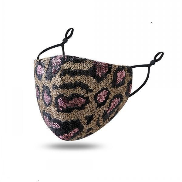 

face fashion masks sequin leopard summer print double layer cloth mask dust and haze prevention with adjustable loop 4 nzpa8