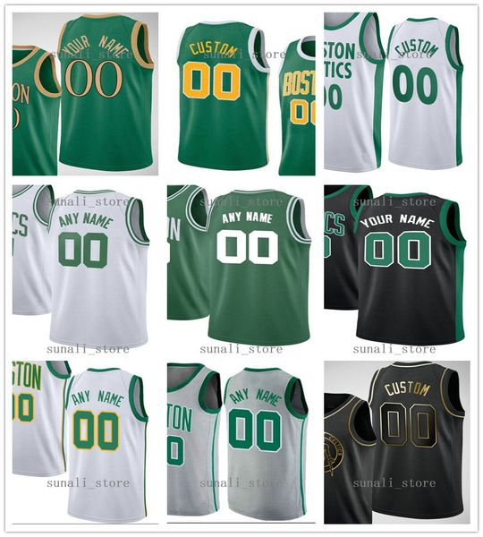 

printed 2021 city white kemba 8 walker tristan 13 thompson jayson 0 tatum jaylen 7 brown daniel 27 theis javonte 43 green jerseys, Black;red