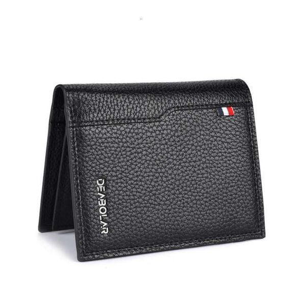 

male multi-functional wallet man slim business male purse classic money clip money bag fashion