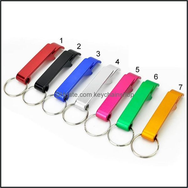 

keychains fashion accessories portable 4 in 1 bottle opener key ring chain keyring keychain metal beer bar tool claw gift drop delivery 2021, Silver