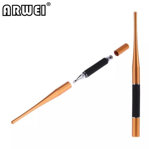 

stylus pens universal 2 in 1 fine point touch screen pen drawing capacitive for all mobile phones tablet arwei1
