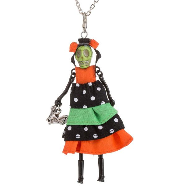 

pendant necklaces bride and groom doll necklace pendants fashion skull charms jewelry women styles accessories gifts wholesale, Silver
