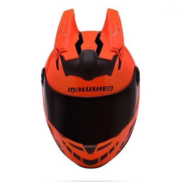

safety helmet motocross racing helmet motorcycle helmets casco vintage motocross off road men orange color1