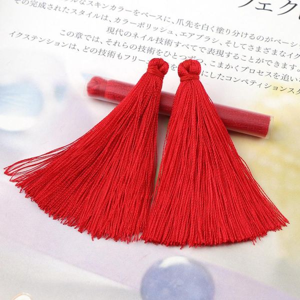 

10pcs handmade 65mm long thick big tassels 100 rayon silk tassel for diy accessories jewelry findings earring accessories h bbyfyf