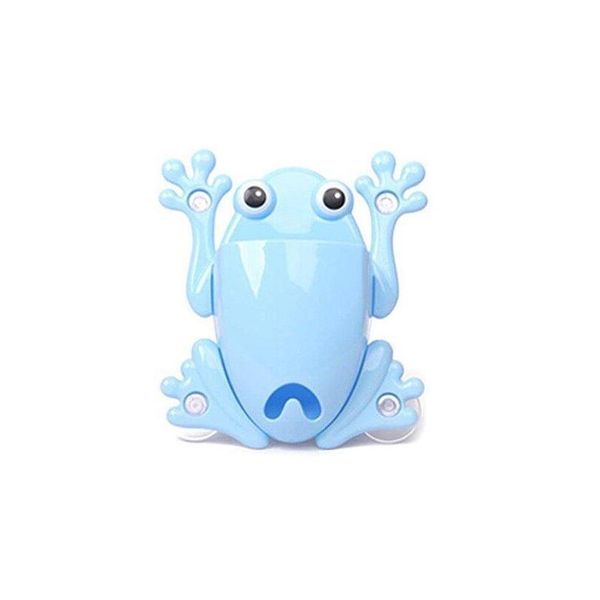 

a cartoon sucker frog toothbrush holder wall suction hook tooth brush holder home decor for kids bathroom acc bbyfll