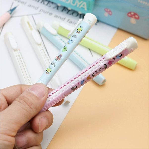 

1pcs push pull telescopic eraser cute creative student art triangle eraser kids learning stationery gifts prizes random style h wmthwb
