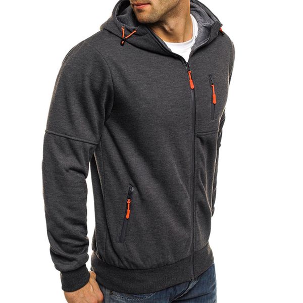 

hoodies men 2021 fashion hoodies men personality zipper sweatshirt male hoody tracksuit hip hop autumn winter hoodie mens 99, Black