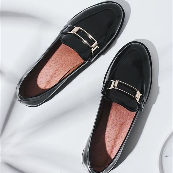 

bombs 2021 female 22-24.5cm fashion classic patent office pointed to shoes all game 2nst, Black