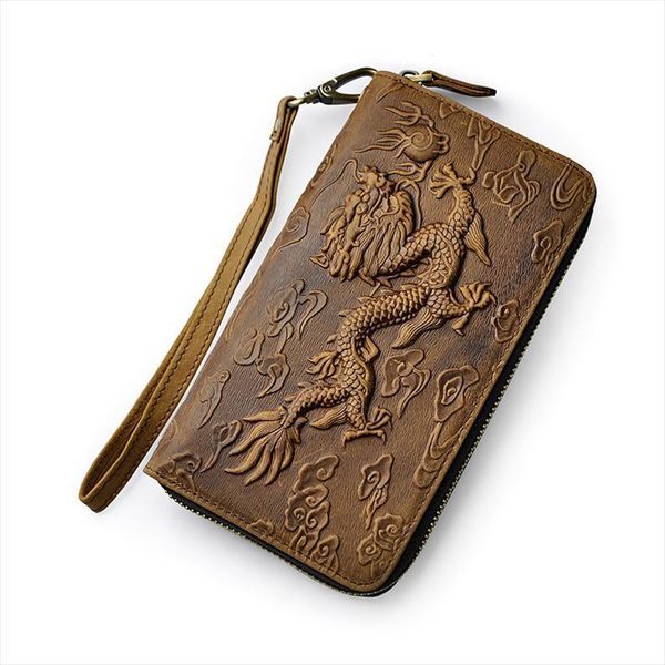 

горячая распродажа унисекс натуральная кожа бренд мода держатель карты чековая книжка молния вокруг организатора кошелек дизайн кошелька сум, Red;black