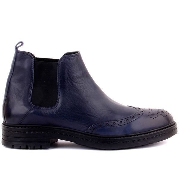 

sail lakers-blue sea leather male boots k0ya, Black