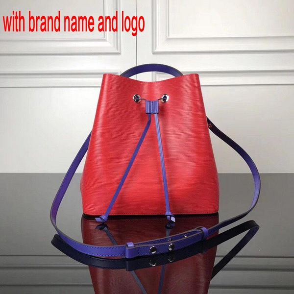 

sale new shoulder neonoe m55303 bags genuine leather bucket bag noé women tote classic handbags flower shopping bag qynf fc